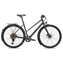 Specialized Sirrus X 3.0 Step-Through EQ fitness dviratis | Satin Metallic Obsidian - Burnt Gold Metallic