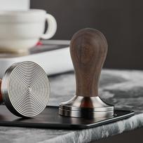 Kavos tamperis, Rankinis espresso tamperis, 304 nerūdijantis plienas baristai, Aparatams 51mm Brown