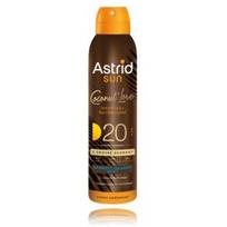 Astrid Sun Coconut Love Dry Oil SPF20 apsauginis purškiamas sausas aliejus nuo saulės - 150 ml.