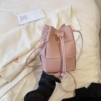 Fashionable Hand-woven PU Bucket Bag High-end Single-shoulder Crossbody Bag balta
