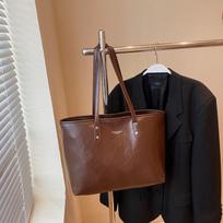 Simple Bag, Fashionable Commuting Tote Bag, Large-capacity Student Class Shoulder Bag without pendant juoda