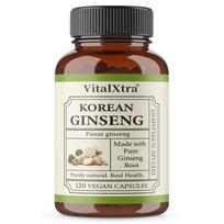 Ekologiškos Korėjietiško Ženšenio Šaknys 1000mg 120 Veganiškų Kapsulių Maisto Papildas 120 Capsules
