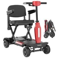 iScooter X11 Sulankstomas Keturratis Motoroleris Tinka Senjorams/Neįgaliems Asmenims 7KM/H 250W Variklis 24V 15.6AH Baterija Nuvažiuojamas Atstumas 30KM Elektrinis Motoroleris Four-Wheel Scooter X11 juoda