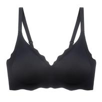 Thin Seamless Underwear with Gathered Bra Wrapped Chest Beautiful Back and Anti Sagging for Women's Small Chest Without Steel Ring Bra S geltona