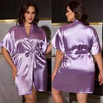 Didelio dydžio moteriški vasariniai nauji namų pižamos 1XL šviesiai violetinė spalva