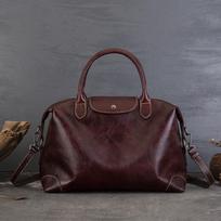 Vintage Women's Bag Large Capacity Tote Bag Simple Commuter Hand Crossbody Bag ruda