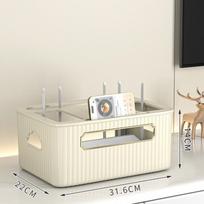 Wireless Wifi Router Storage Box Living room storage Rack 1/2 Layer Modem Router Cover Power Strip and Cable Management