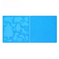Silicone 3d Printing Pen Pad Large Children's Printing Drawing Pad Graffiti Three-dimensional Silicone Drawing Pad 41.2x20.3x2.5cm mėlyna