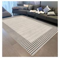 Šiaurietiško stiliaus svetainės kilimas, prabangaus fotelio ir kavos staliuko kilimėlis, minimalistinis miegamojo kilimas, minkštas pliušinis kilimas namų dekoravimui 40 x 60cm gray