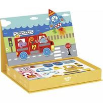 Tooky Toy: Magnetinė dėlionė - Transporto priemonės