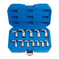 Professional Brake Tubing Flare Nut Spanner Wrench Set Suitable for Brake Lines, Enhancing Grip Handle, Car Maintenance 1