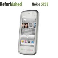Atnaujintas originalus Nokia 5233 mobilusis telefonas su 1 SIM kortele No charger juoda