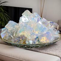 Natūralūs neapdoroti opalo akmenys Kvarco kristalas Žalias mineralas Reiki gydymo kristalai Brangakmenių pavyzdžiai Kolekcionuojami Namų dekoras China Mainland