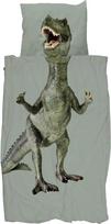 Snurk Patalynė Dino Jurassic Green 140 x 200 cm su pagalvės užvalkalu 60 x 70 cm