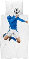 Snurk Patalynė Soccer Champ Blue 140 x 200 cm su pagalvės užvalkalu 60 x 70 cm