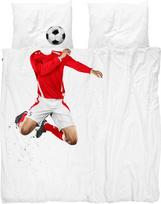 Snurk Patalynė Soccer Champ Red 200 x 200 cm su 2 pagalvių užvalkalais 60 x 70 cm