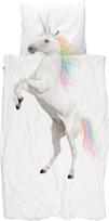 Snurk Patalynė Unicorn White 140 x 200 cm su pagalvės užvalkalu 60 x 70 cm