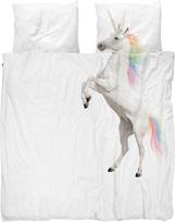 Snurk Patalynė Unicorn White 200 x 200 cm su 2 pagalvių užvalkalais 60 x 70 cm