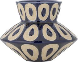 Bloomingville Vaza Bashir 12 cm, mėlyna