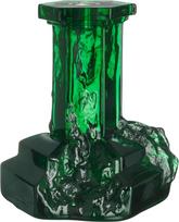 Kosta Boda Žvakidė klasikinei žvakei Rocky Baroque 17,5 cm, smaragdo žalia