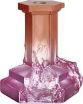 Kosta Boda Žvakidė klasikinei žvakei Rocky Baroque 17,5 cm, rožinė