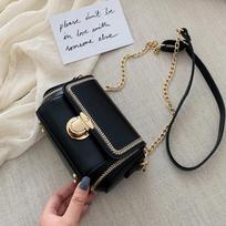 Mados krepšys Moteriška grandinė Hipster pečių krepšys Crossbody Bag Mažas kvadratinis krepšys One Size