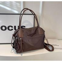 Crossbody Bag Women's Nylon Cloth Solid Color Hand Tote Bag Large Capacity Short-distance Travel Bag Shoulder Bag