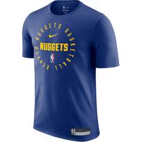 Nike Denver Nuggets Legendinis On-Court Treniruočių trumpomis rankovėmis marškinėliai su apvalia apykakle Unisex Viršutiniai drabužiai Mėlyni HF1417-495 S