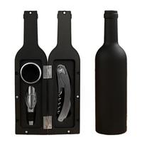 5 dalių vyno aksesuarų rinkinys, butelių atidarytuvas, vyno kamštis, 3 dalių aukštos klasės vyno aksesuarų rinkinys, vyno butelių rinkinys Black Sea 3-piece set