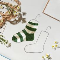 2Pcs Sock Drying Rack Metal Blockers Stainless Steel for Knitting Crochet Socks Display Holder Organizer Foot Display for Socks 31X14.5X0.3CM