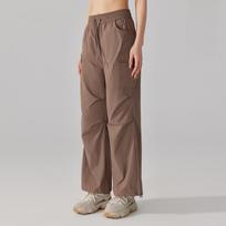 Work Trousers Women's Pant Spring and Summer Sports Rushing Trousers Wide Leg Windproof Trousers XL chaki