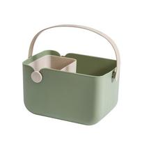 Daugiafunkcinis vonios laikymo krepšys, kosmetikos nešiojama dėžutė, nešiojamas lauko kelioninis paplūdimio drenažo krepšys, pikniko vaisių krepšys žalia
