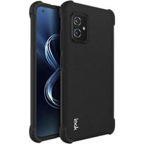 Asus Zenfone 8 ZS590KS IMAK visapusiškas smūgiams atsparus oro pagalvės TPU dėklas su ekrano apsauga For Asus Zenfone 8 ZS590KS juoda