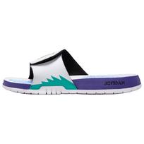 Jordan Hydro 5 Retro šlepetės Baltos Nauja Smaragdinė Vynuogių Ledo Juodos 555501-103 45