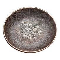1PC Vintage Metal Coasters Heat Insulation Cup Pad Drink Cup Coaster for Tea Coffe Milk Kitchen Supplies 6.2CM bronza