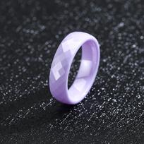 6 mm unisex keraminis vestuvinis žiedas, juodas baltas žalias mėlynas levandų žiedas moterims ir vyrams, hipoalerginis, JAV dydis 5-12 5