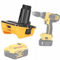 Rosfix Dewalt DC9096 adapteris Dewalt akumuliatoriui (DCA1820) Geltona - Juoda