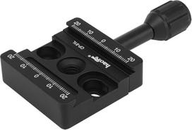"Haoge CP-51L" 50 mm spaustuko adapterio laikiklis su ilga fotoaparato trikojo "Monopod Ball Head" greito atleidimo plokštele "Arca Swiss