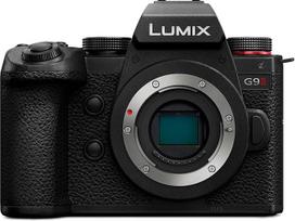 "Panasonic" LUMIX DC-G9M2E "Micro Four Thirds" veidrodinis fotoaparatas, 25,2 MP, 4K 120p/100p ir 5,7K 30p/25p, fazinis hibridinis AF, 5 ašių BIS, OLED LVF, "WiFi", "Bluetooth", HDMI, tik dėklas, juodas