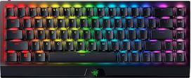 "Razer BlackWidow V3 Mini HyperSpeed" (geltonas jungiklis) - belaidė 65 % mechaninė žaidimų klaviatūra (tylūs mechaniniai jungikliai, "Bluetooth", USB-C) QWERTY JAV išdėstymo, Phantom Ed.