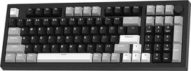 "Redragon K742" belaidė mechaninė žaidimų klaviatūra 98 proc., BT/USB-C/2,4 GHz mechaninė klaviatūra su RGB, PBT klavišų dangteliais, tarpinės struktūra, skaitmenine klaviatūra, mygtukais, "Hot Swap" linijiniais kreminiais jungikliais