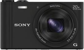 "Sony" DSC-WX350 kompaktiškas fotoaparatas - juodas