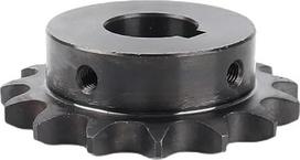 04C žvaigždutė 45# Plieninė 30/36/40 dantų 10-20 mm kiaurymė su raktu žvaigždutė 1 vnt. (16 mm kiaurymė su raktu 5 x 2,3 mm, 30 dantų)