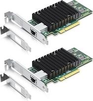 10Gtek 10Gb PCI-E NIC tinklo kortelė, vienas varinis RJ45 prievadas, suderinama su "Intel X540-BT1" valdikliu, PCI Express Ethernet LAN adapteris, palaiko "Windows Server/Windows/Linux/ESX", galima palyginti su X540-T1, 2
