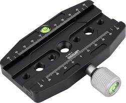 110 mm greito atleidimo spaustukas Fotoaparato laikiklio spaustukai, suderinami su QR plokštele "Arca Swiss Clamp Plate", skirta trikojo kulkos galvutei "Monopod Head