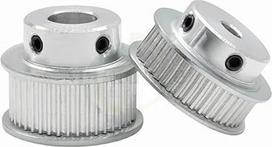 2GT sinchroninis skriemulys 90 dantų Juostos plotis 6/10 mm Skylė 6-25 mm Pakuotė po 1 (19 mm, 11 mm)