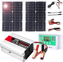 600W saulės inverterių rinkinys su 50A įkrovos valdikliu, skirtas nameliams ant ratų, furgonams ir valtims - nešiojamas elektros energijos tiekimo sprendimas stovyklavimui ir nuotykiui (50W)