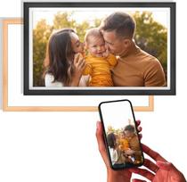 AGFA Photo - Realiview APF2400 WiFi 24" LCD jutiklinis ekranas Nuotraukų vaizdo ekranas Laikrodis Orai Automatinis apsisukimas Atmintis 32GB Programėlė Frameo iOS/Android