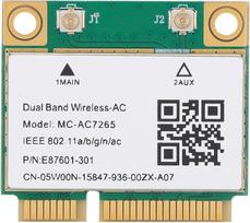 Ejoyous PCIE WLAN kortelė MC-AC7265, belaidžio WLAN tinklo adapteris, dviejų dažnių 2.4G/5G "Bluetooth" "WiFi" tinklo kortelė nešiojamajam kompiuteriui 8 10