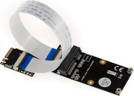 KALEA-INFORMATIQUE. Konverteris Mini PCIe į M.2 Key A E jungtis Bluetooth WiFi kortelei